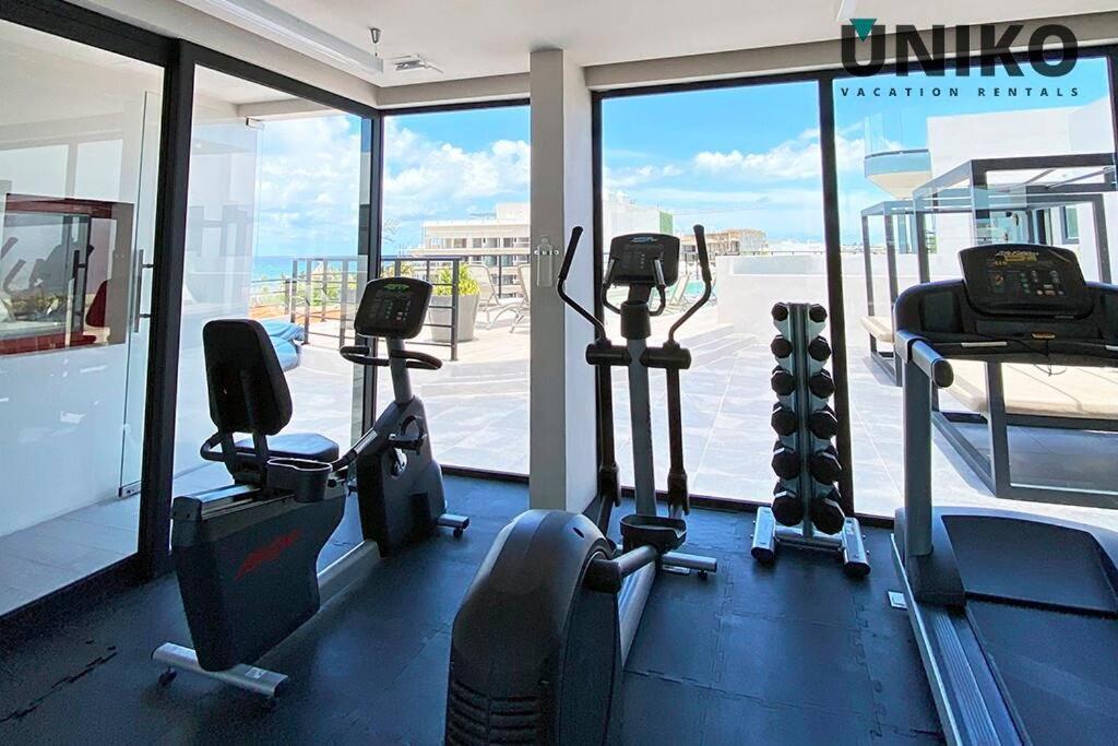 1 Block To The Beach 2Br 6Pax Rooftop Pool King Bed 신데 델 카르멘 외부 사진