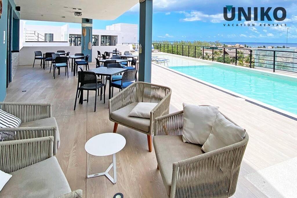 1 Block To The Beach 2Br 6Pax Rooftop Pool King Bed 신데 델 카르멘 외부 사진