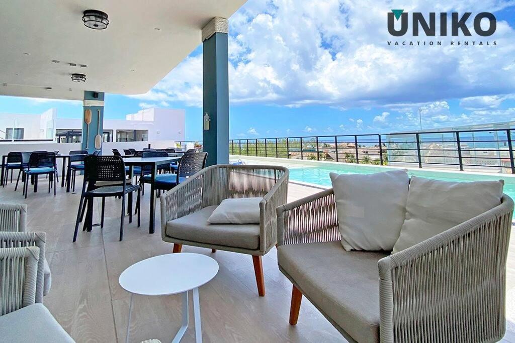 1 Block To The Beach 2Br 6Pax Rooftop Pool King Bed 신데 델 카르멘 외부 사진