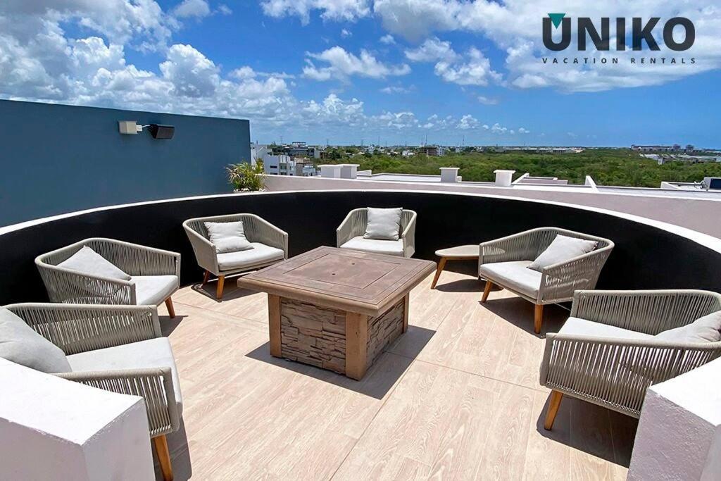 1 Block To The Beach 2Br 6Pax Rooftop Pool King Bed 신데 델 카르멘 외부 사진